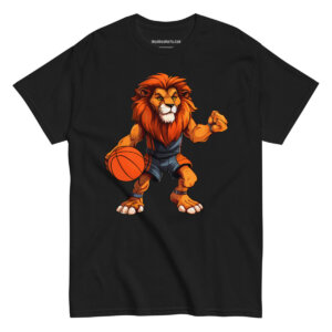 B Ball Loewe Maenner T Shirt Schwarz