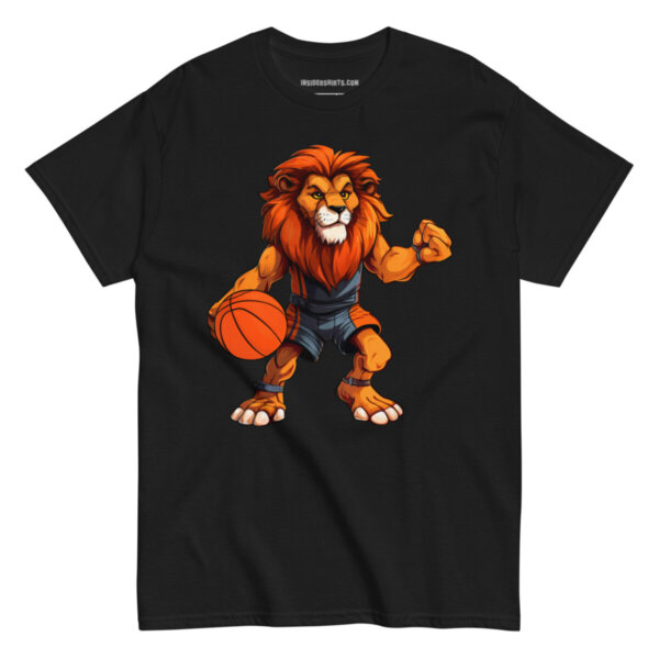 B Ball Loewe Maenner T Shirt Schwarz