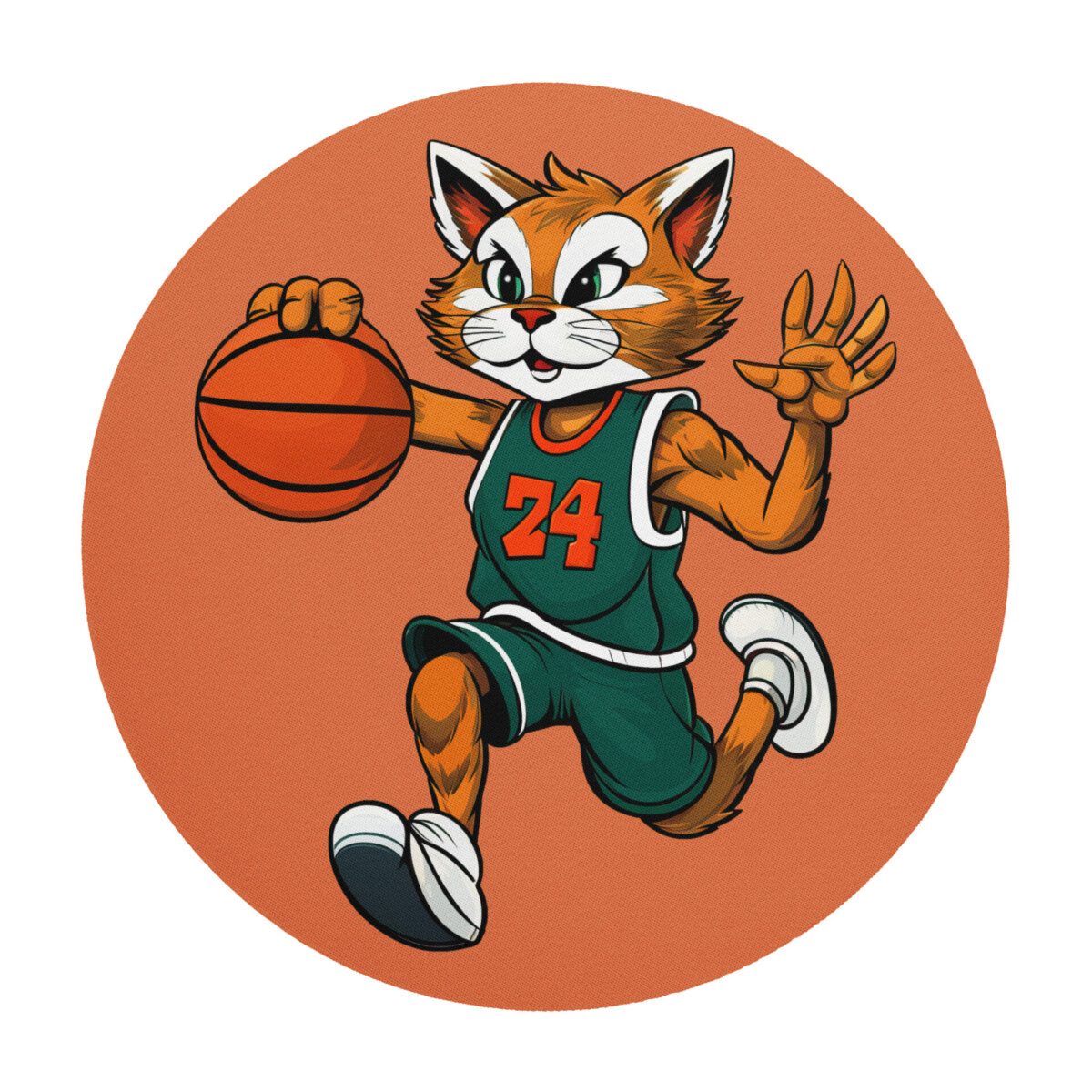 Katzen Basketball Mausmatte