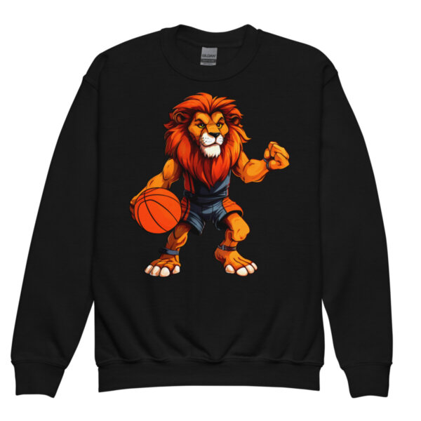 Loewen Basketball Kinder Pullover Schwarz