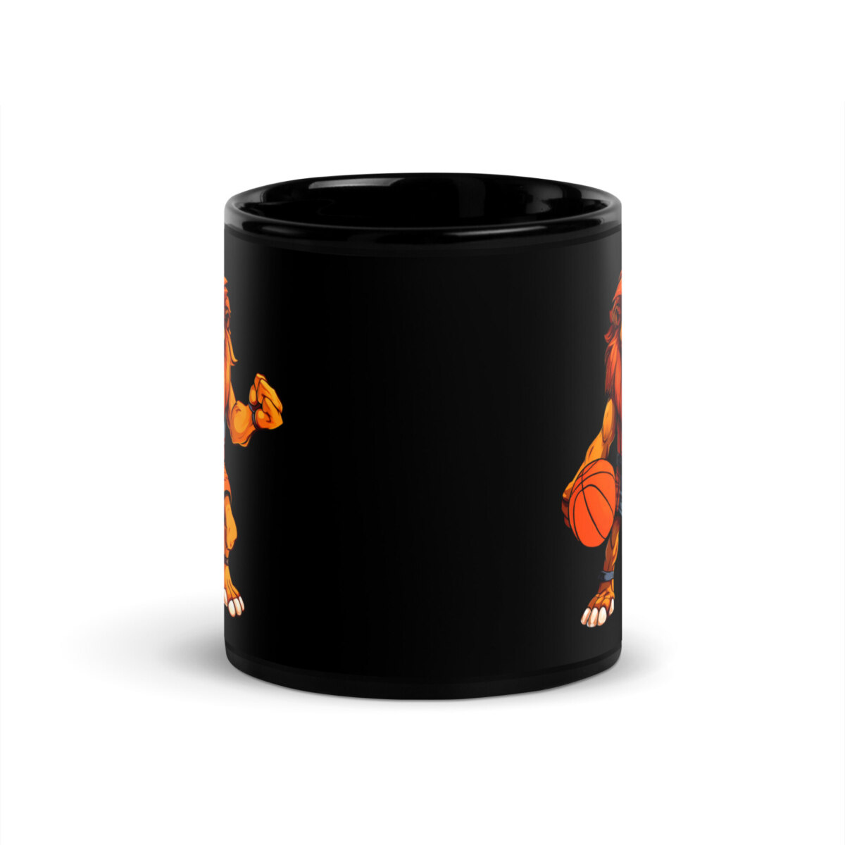 Loewen Basketball Tasse Schwarz