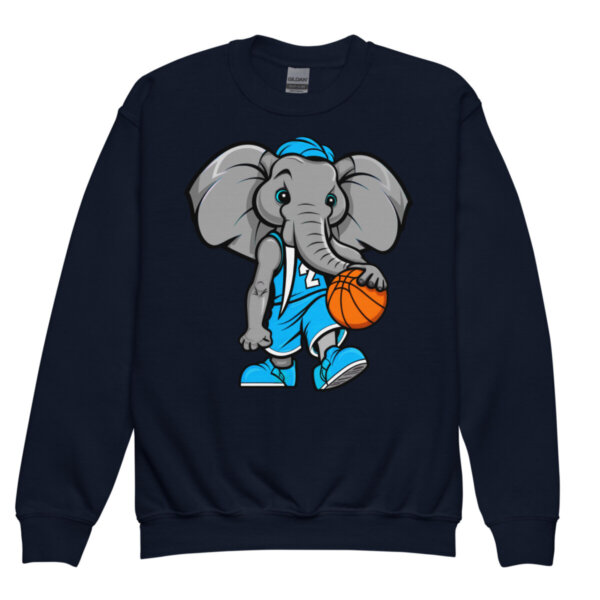 Elefant Basketball Kinder Pullover Navy