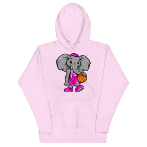 Elefant Basketballer Frauen Kapuzenpulli Lavendel