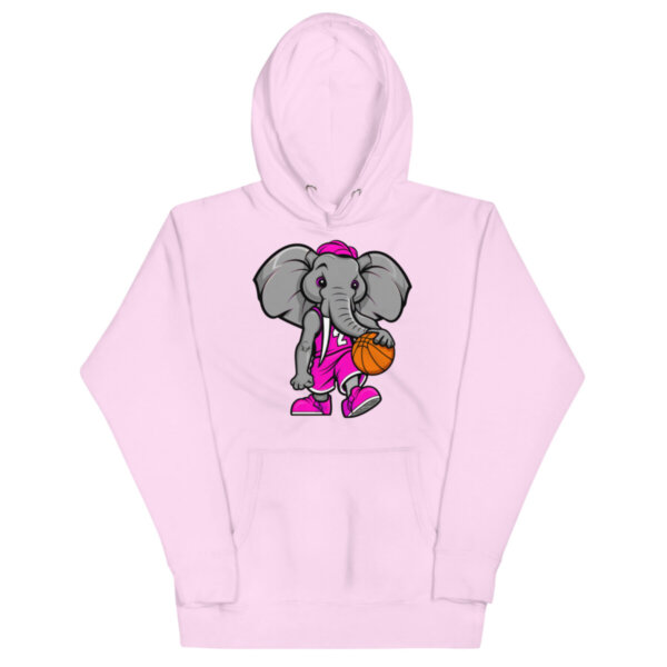 Elefant Basketballer Frauen Kapuzenpulli Lavendel