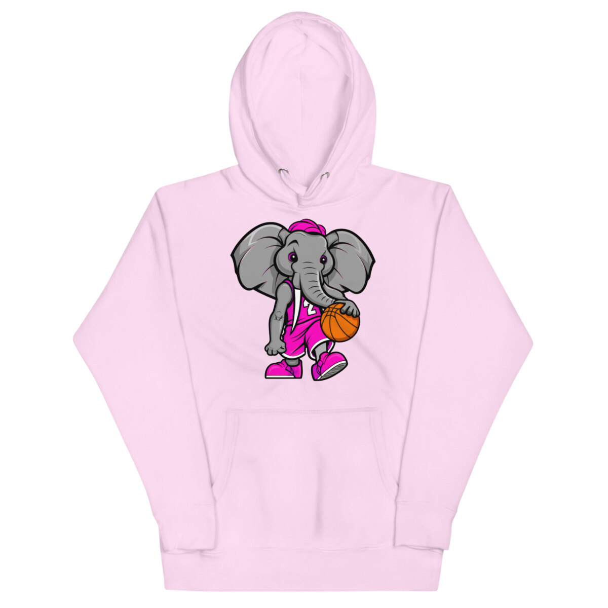 Elefant Basketballer Frauen Kapuzenpulli Lavendel