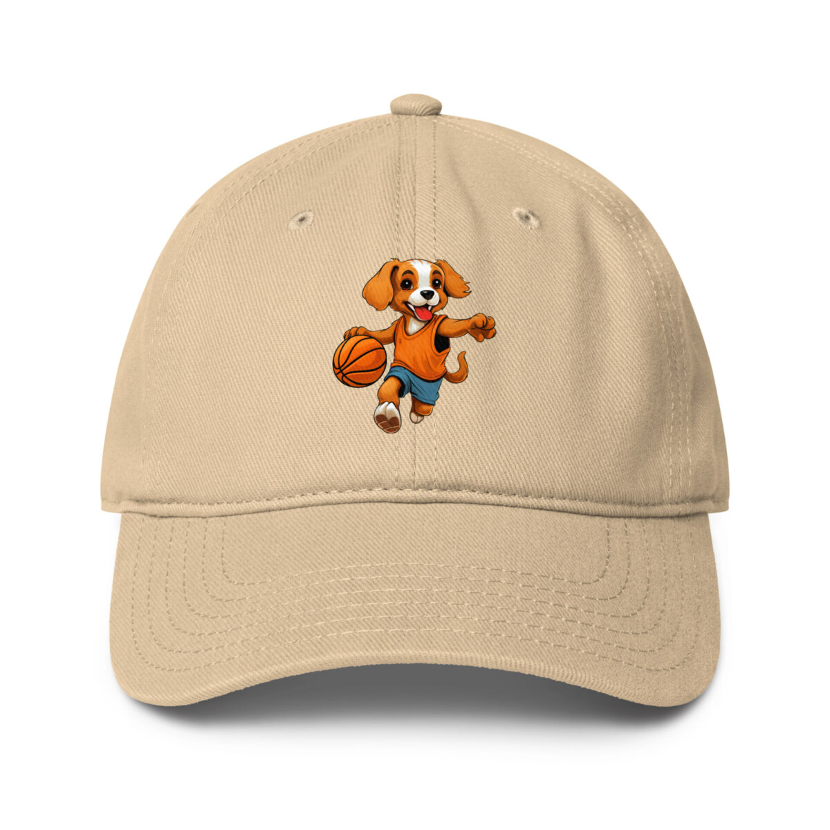 Hund Basketballer Baseball Cap Khaki