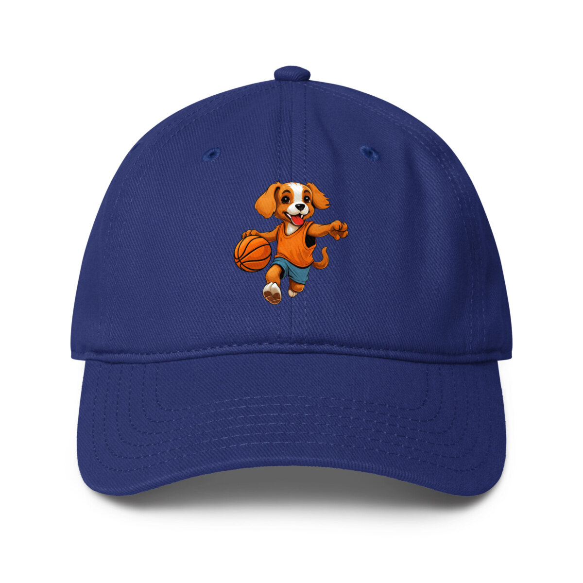 Hund Basketballer Baseball Cap Royal
