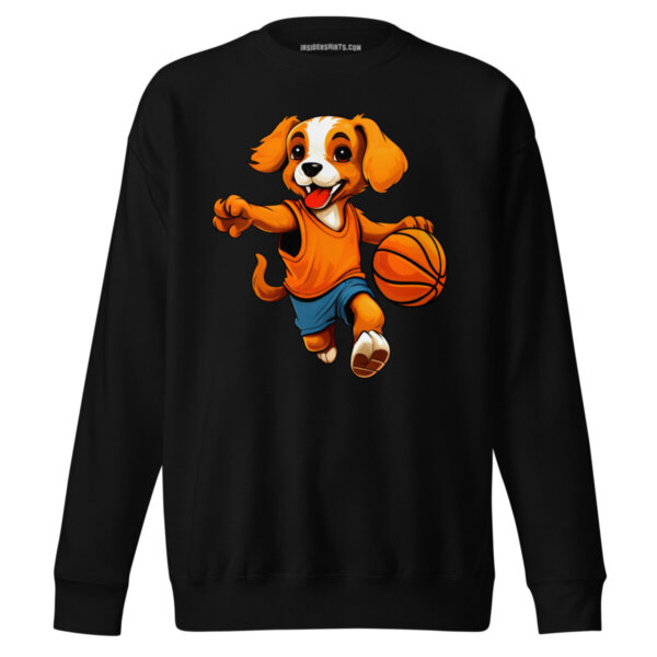 Hunde Basketball Frauen Pullover Schwarz