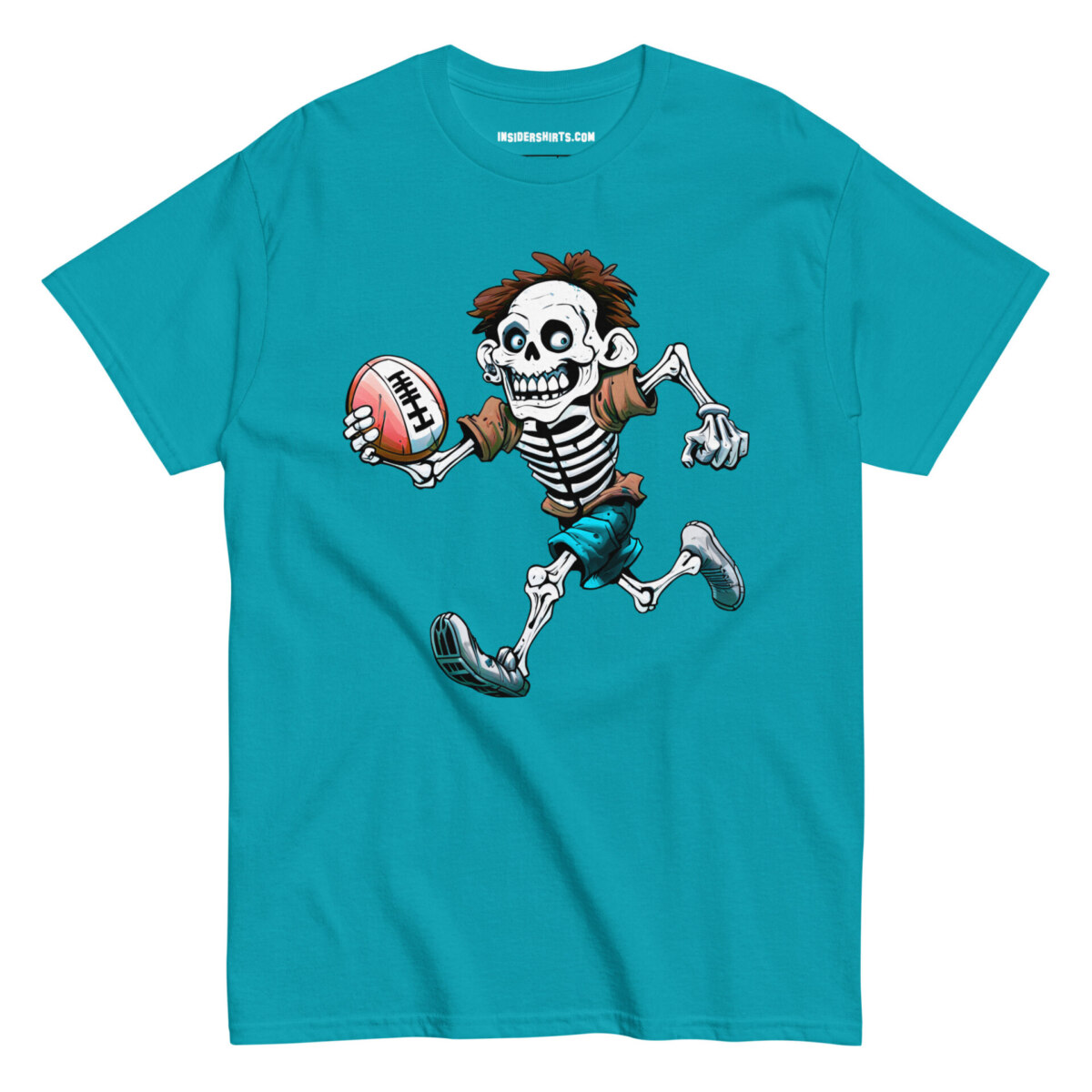 No Guts All Glory Maenner T Shirt Tropical Blue