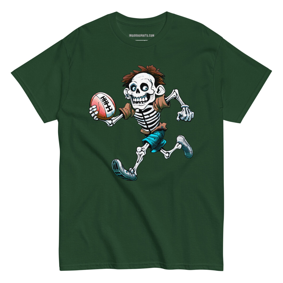 No Guts All Glory Maenner T Shirt Waldgruen