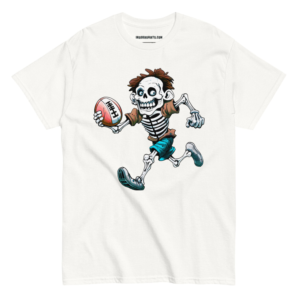 No Guts All Glory Maenner T Shirt Weiss