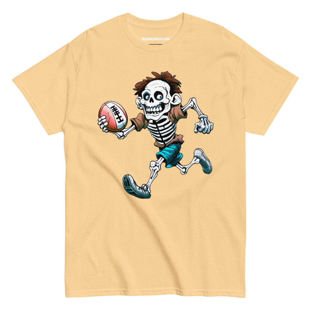No Guts All Glory Maenner T Shirt Yellow Haze