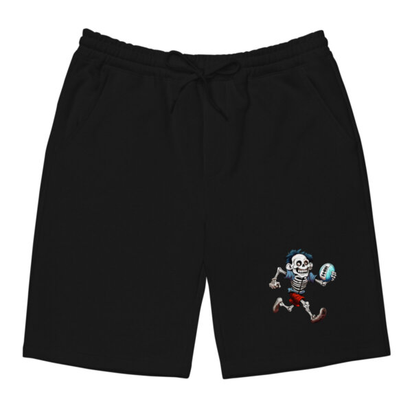 Rugby Skelett Fleece Shorts Schwarz