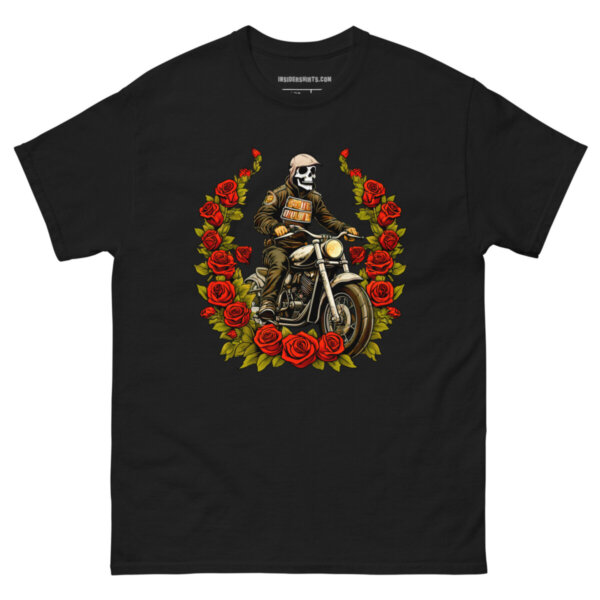 Born To Ride Maenner T Shirt Schwarz