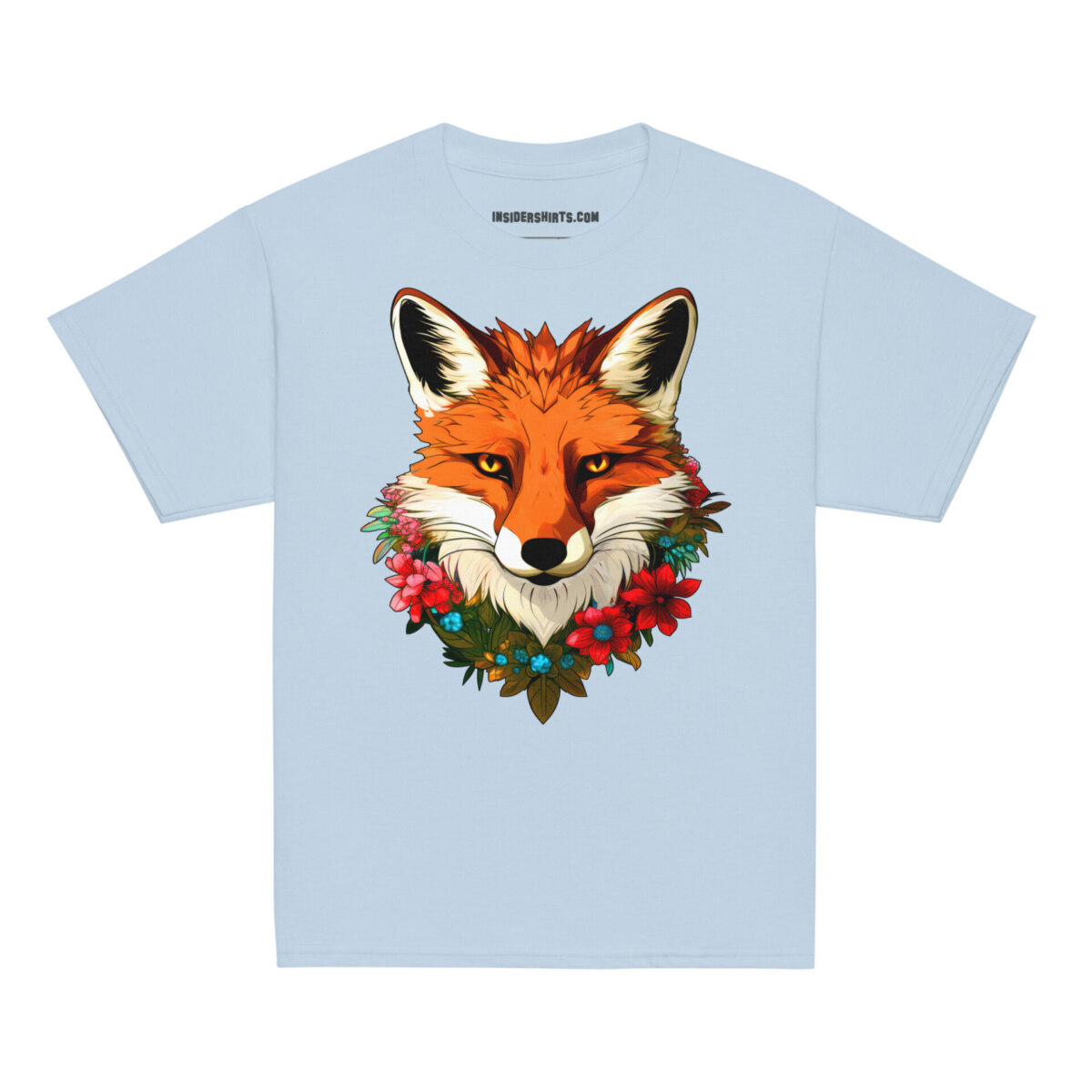 Fuchs Kinder T Shirt Hellblau