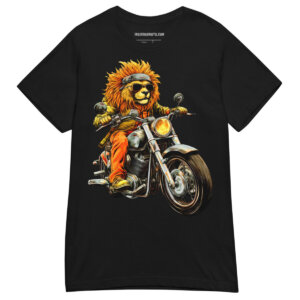 Leo Rider Frauen T Shirt Schwarz