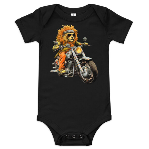 Loewen Motorrad Babybody Schwarz