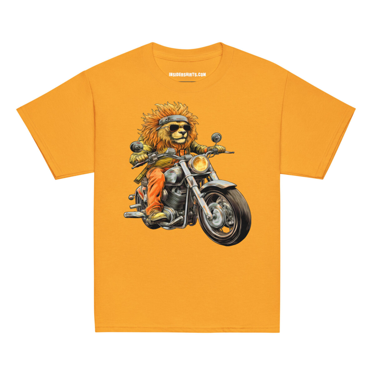 Loewen Motorrad Kinder T Shirt Gold