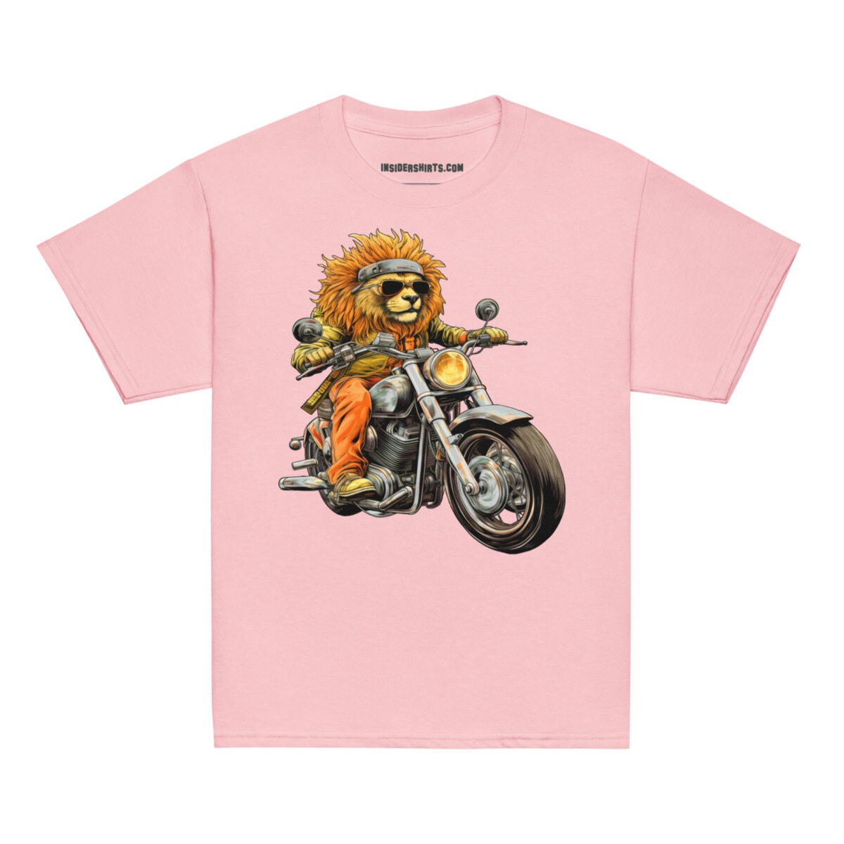 Loewen Motorrad Kinder T Shirt Hellpink