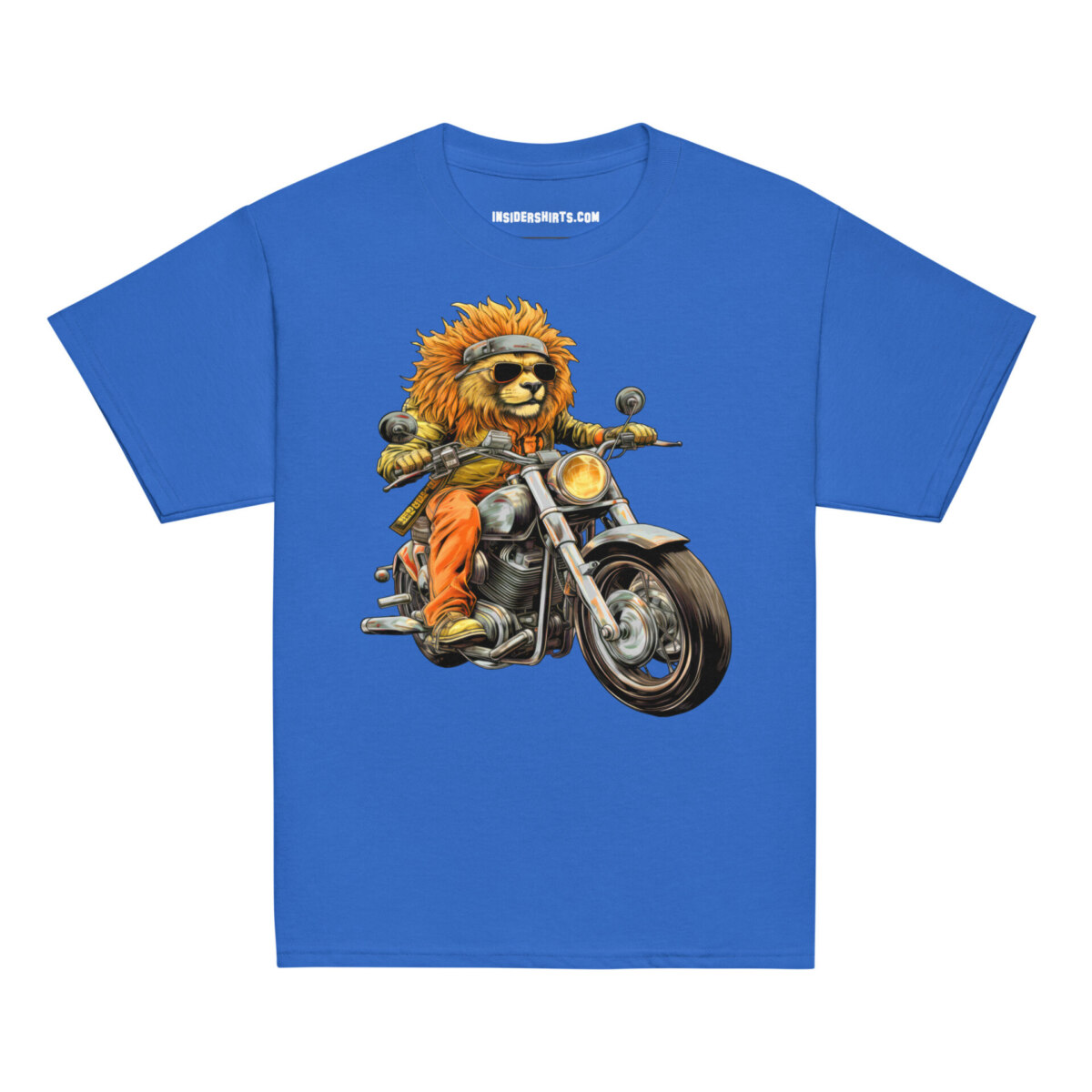 Loewen Motorrad Kinder T Shirt Royal