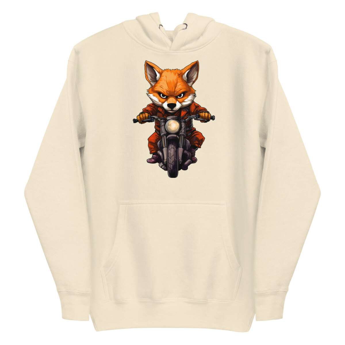 Road Fox Frauen Kapuzenpulli Bone