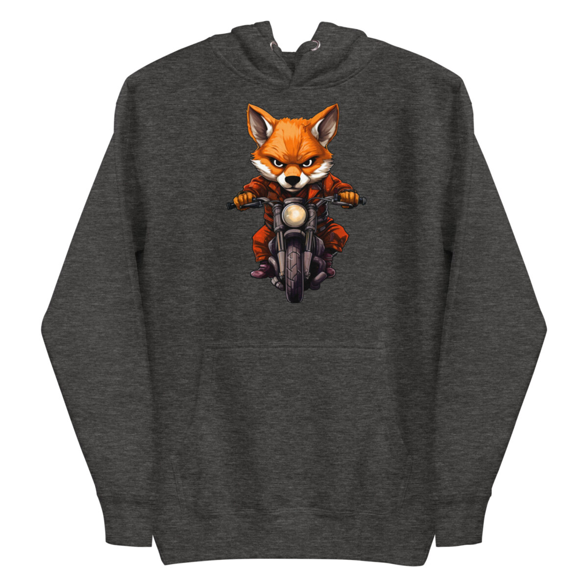 Road Fox Frauen Kapuzenpulli Charcoal Heather