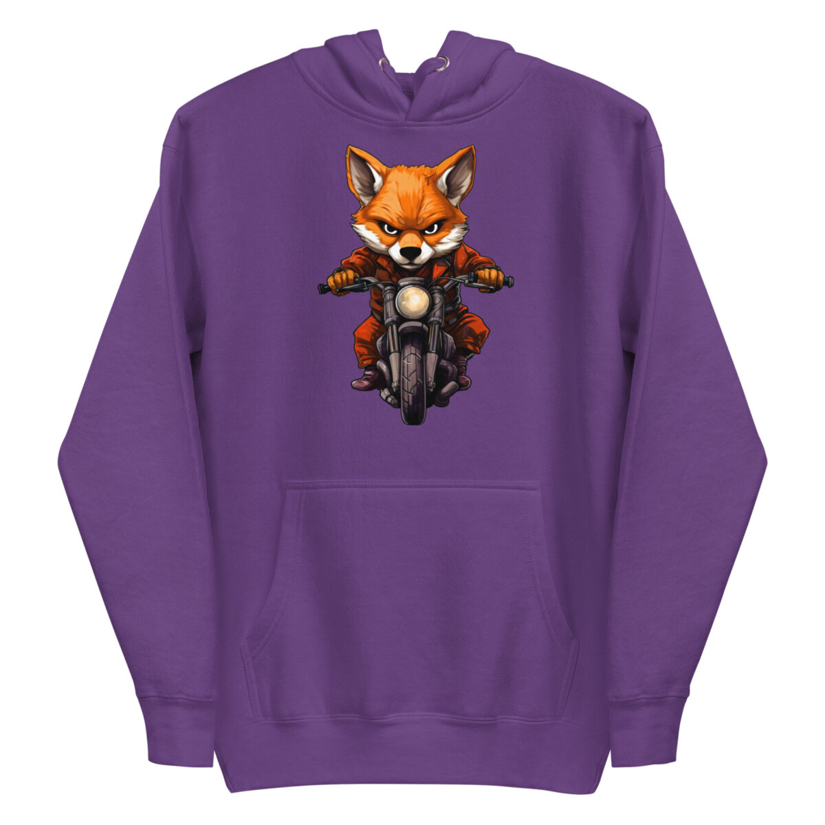 Road Fox Frauen Kapuzenpulli Lila