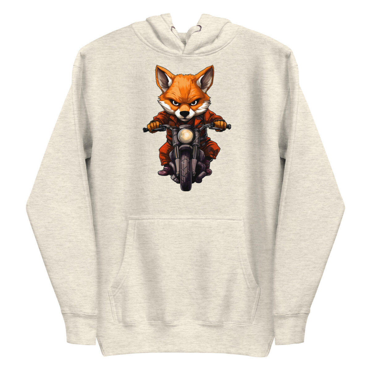 Road Fox Frauen Kapuzenpulli Oatmeal Heather