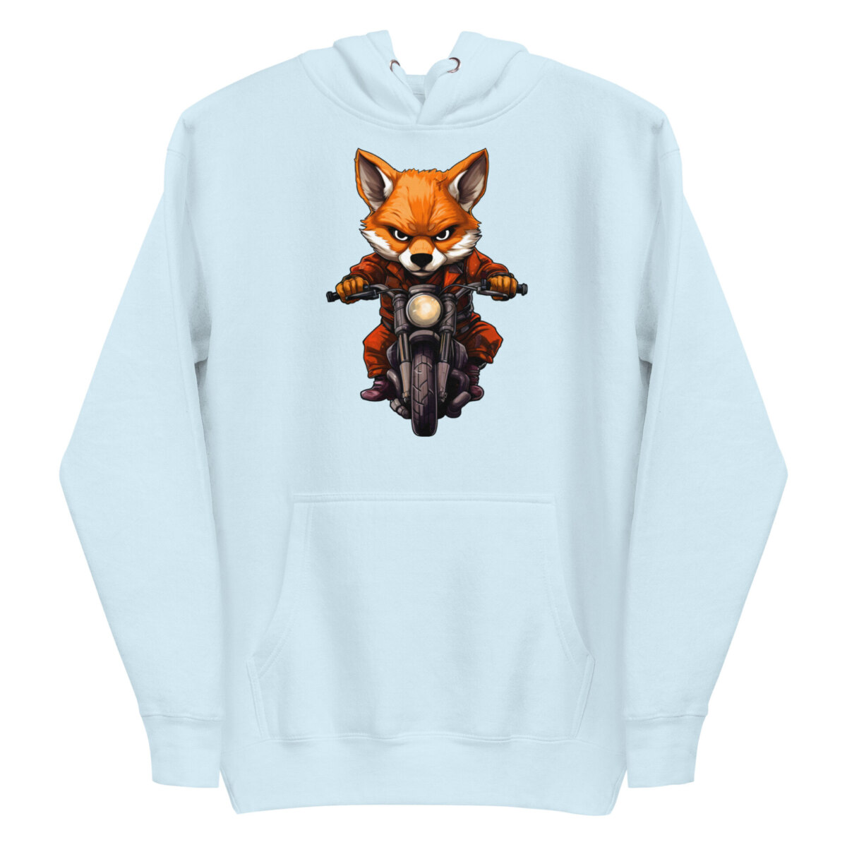 Road Fox Frauen Kapuzenpulli Sky Blue