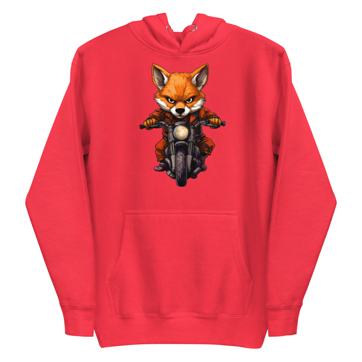 Road Fox Frauen Kapuzenpulli Team Red