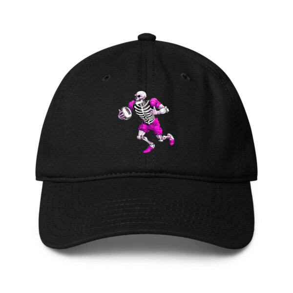 Rugby Skelett Baseball Cap Schwarz