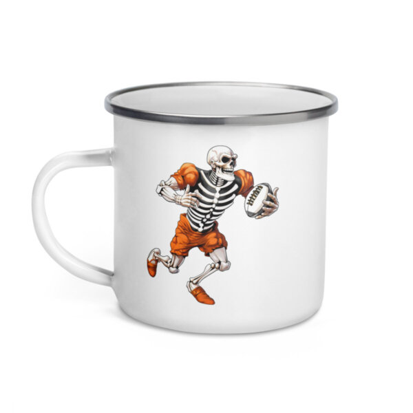 Rugby Skelette Camping Tasse Emaille