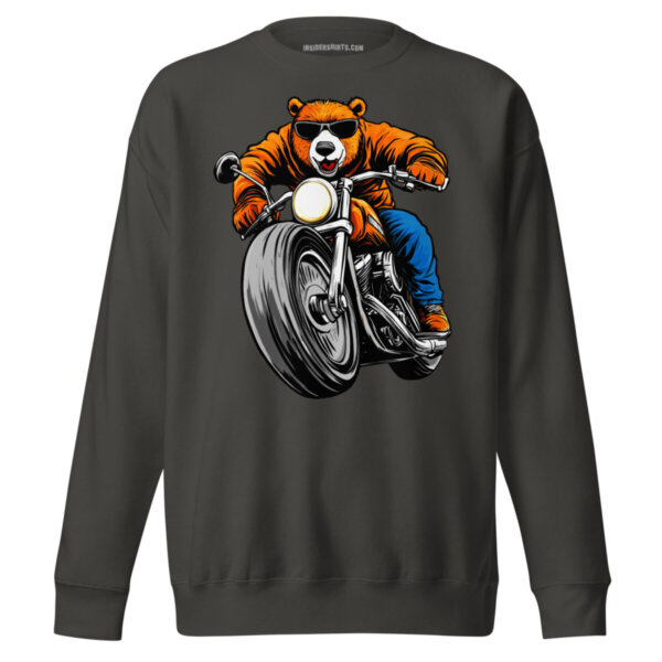 Baer Motorrad Maenner Pullover Vintage Schwarz
