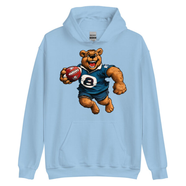 Baer Rugby Maenner Kapuzenpulli Hellblau