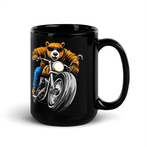 Baeren Motorrad Tasse Schwarz