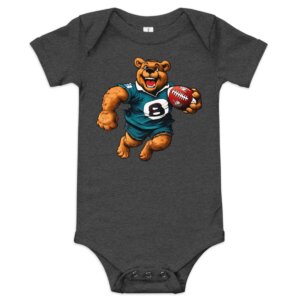 Baeren Rugby Babybody Dunkelgrau Heather