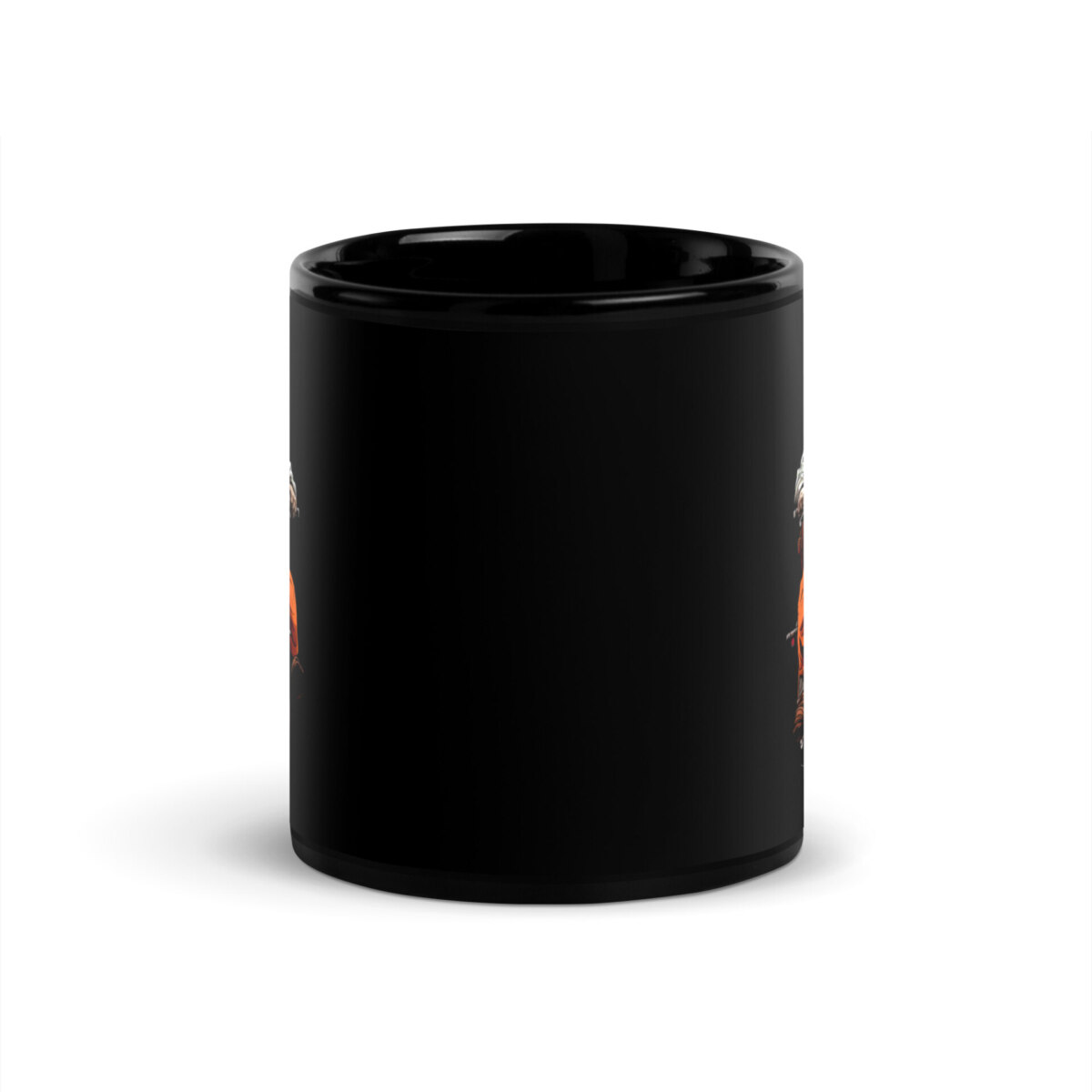 Esel Motorrad Tasse Schwarz