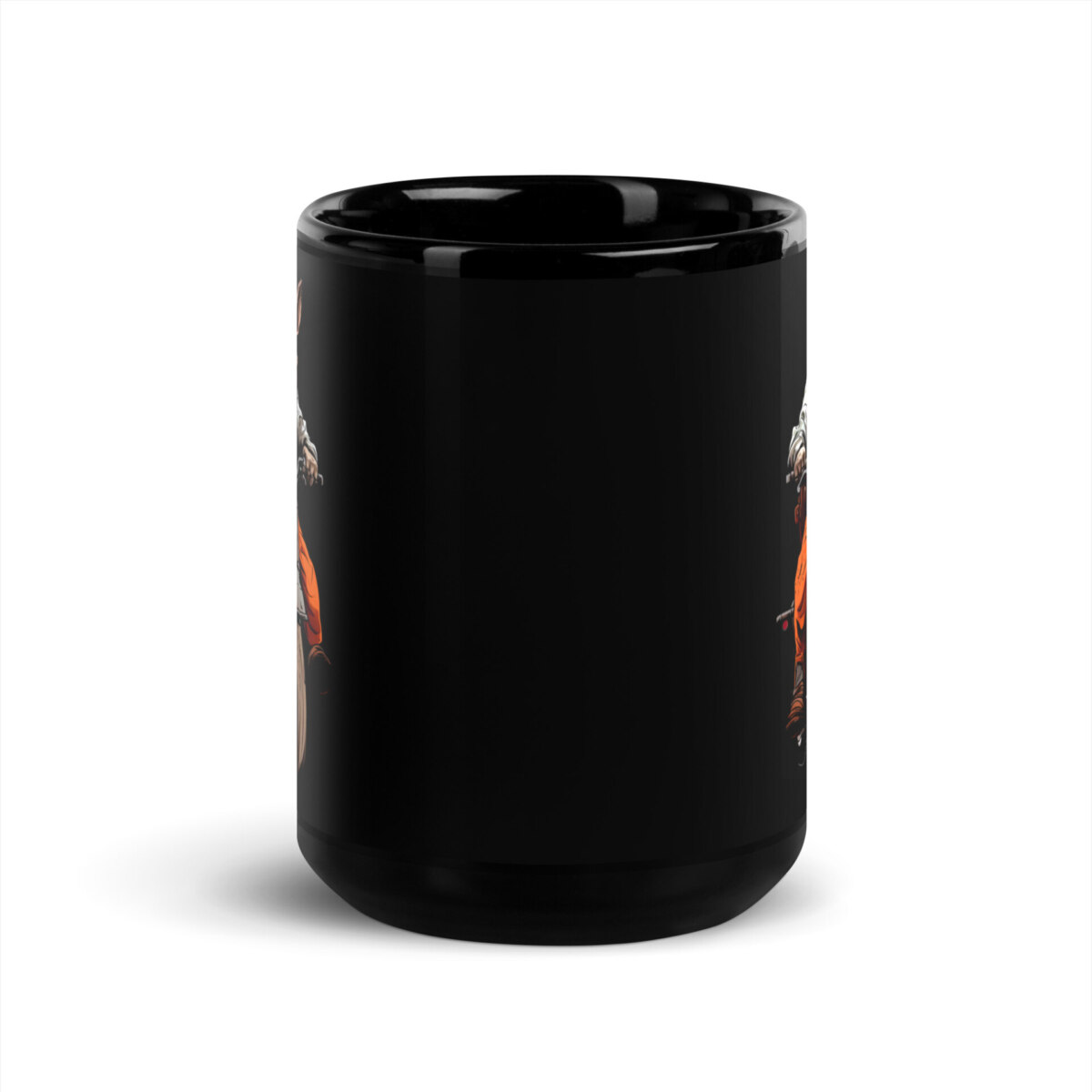 Esel Motorrad Tasse Schwarz