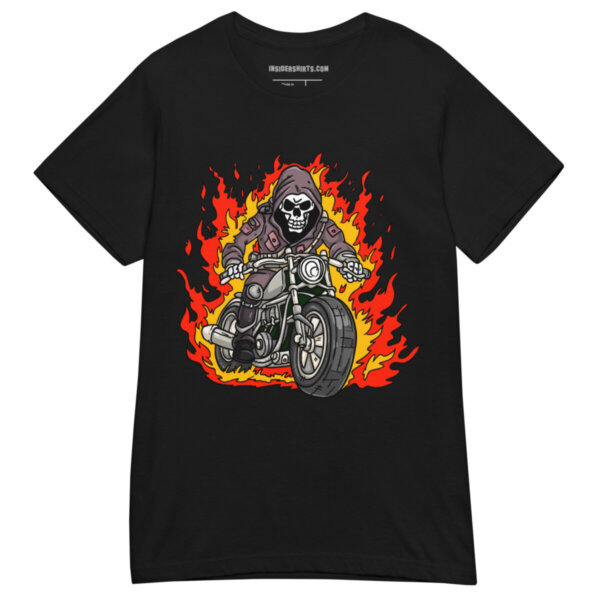 Flame Rider Frauen T Shirt Schwarz