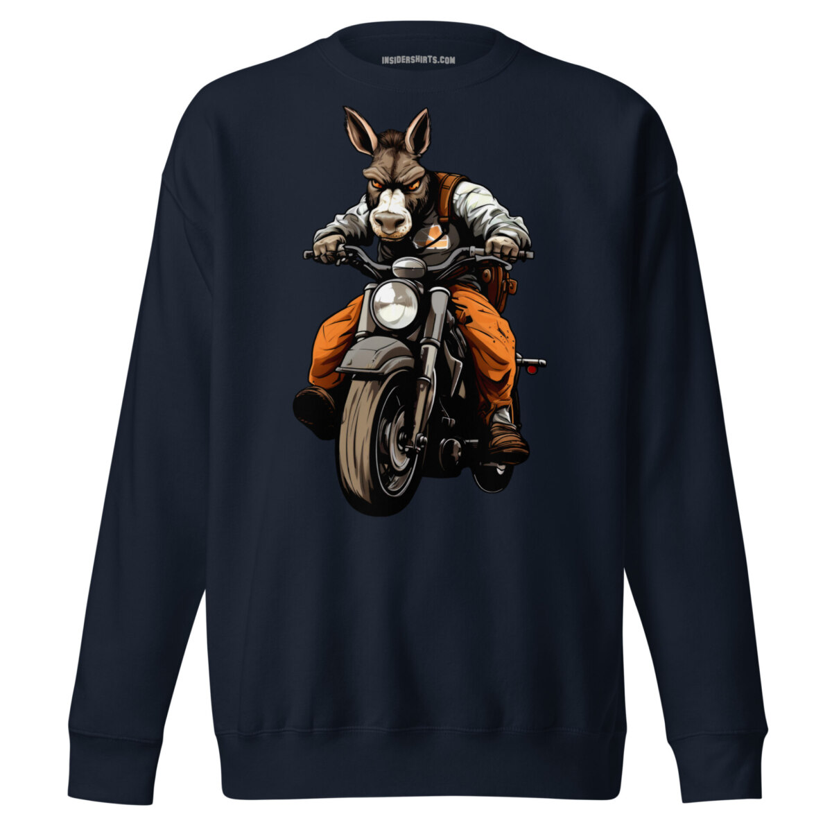 Motorrad Donkey Maenner Pullover Navy Blazer