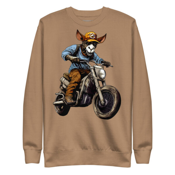 Motorrad Esel Frauen Pullover Latte