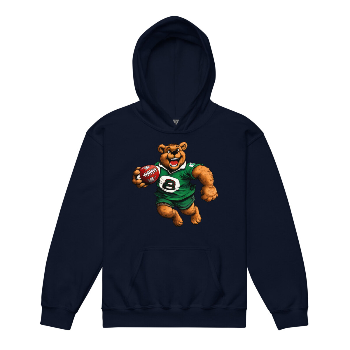 Rugby Baeren Kinder Kapuzenpulli Navy