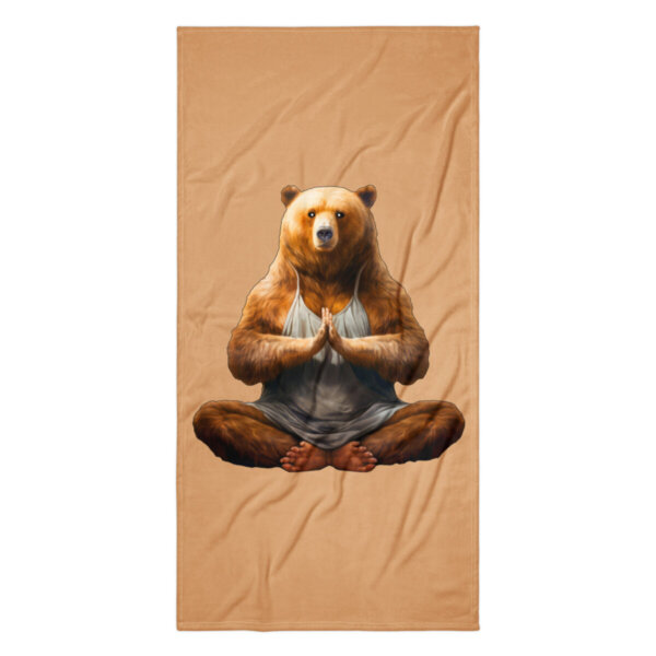 Yoga Baeren Badetuch