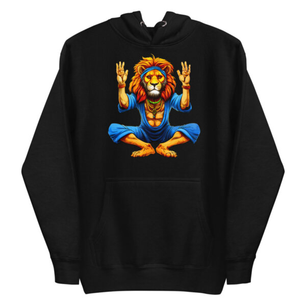 Yoga Loewe Frauen Kapuzenpulli Schwarz