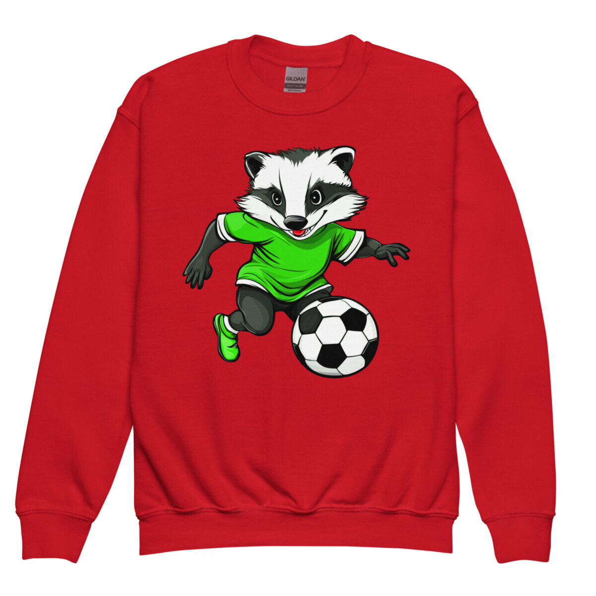 Goal Badger Kinder Pullover Rot