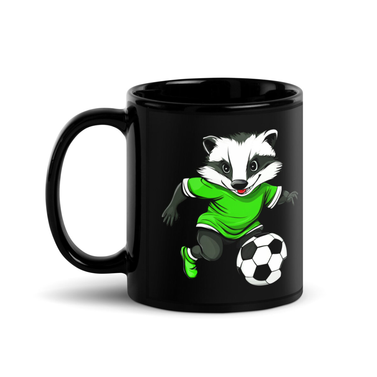 Goal Badger Tasse Schwarz