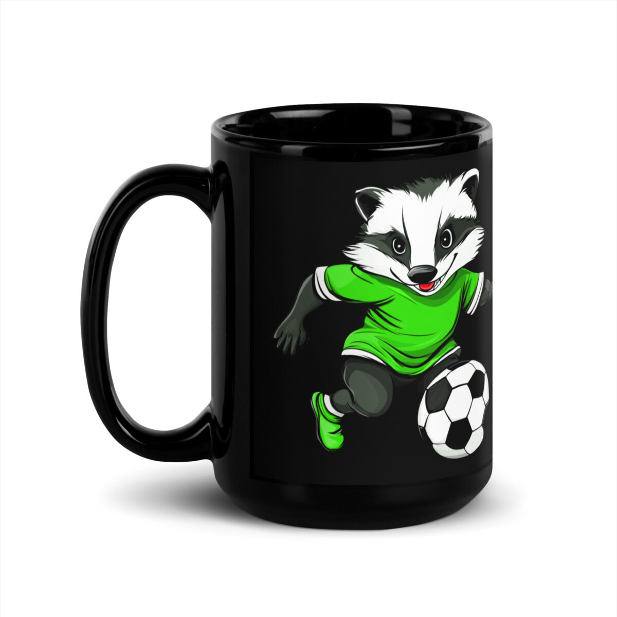 Goal Badger Tasse Schwarz