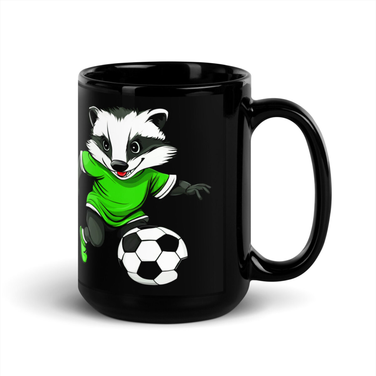 Goal Badger Tasse Schwarz