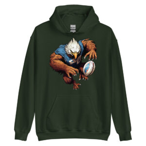 Adler Rugby Maenner Kapuzenpulli Waldgruen