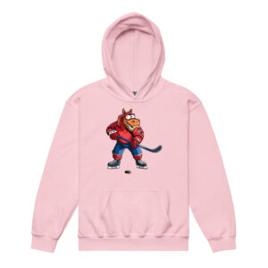 Hockey Horse Kinder Kapuzenpulli Hellpink